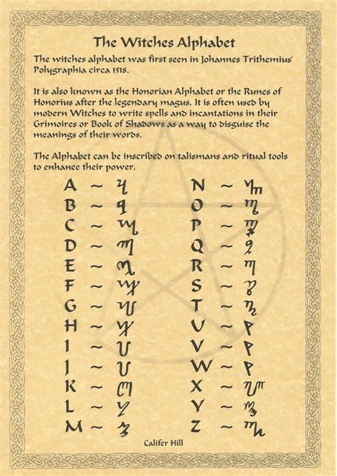 Mastering the Wiccan Alphabet: Tips and Tricks for Memorization